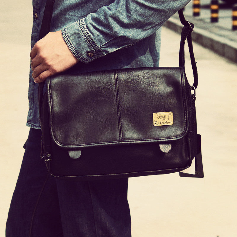 Retro Men's Satchel - Threebox Fashion Shoulder Bags