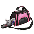 PKKAJLYT Pet Carrier Bag Cat Travel Portable Bag Home Airline Approved Duffle Bags for Little Dogs Cats and Puppies Small Animals (Small Pink)