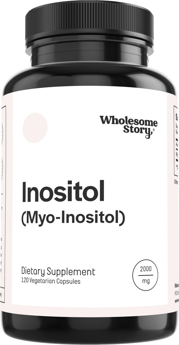 Inositol Supplement | Myo-Inositol Supplement | Inositol Powder Capsules | Myoinositol | Inositol 2000mg | Male and Female Fertility Supplement | Vitamin B8 | 120 Inositol Supplement Caps