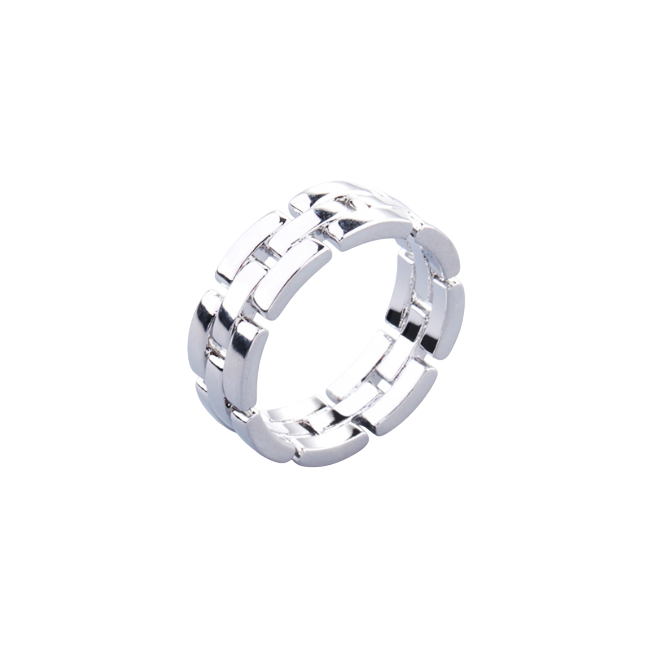 Unisex Stitch Design Couple Rings