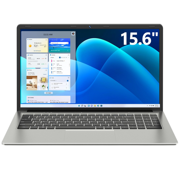 SGIN Laptop 15.6 Inch 4GB DDR4 128GB SSD Laptops Computer with Intel Celeron Quad Core Processor Intel UHD Graphics 600 Mini HDMI Webcam 2.4G/5GHz WiFi 2*USB3.2 Bluetooth4.2
