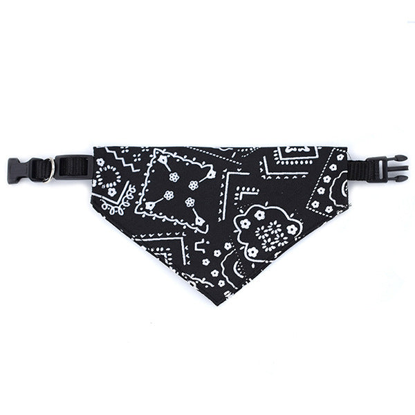 Printed Pet Bibs and Triangular Scarves for Dogs/Cats