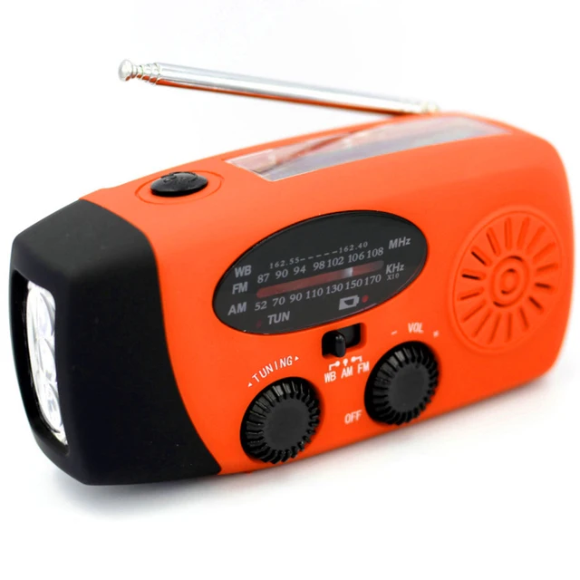 Upgraded Type-C Phone Charger Emergency Radio Flashlight