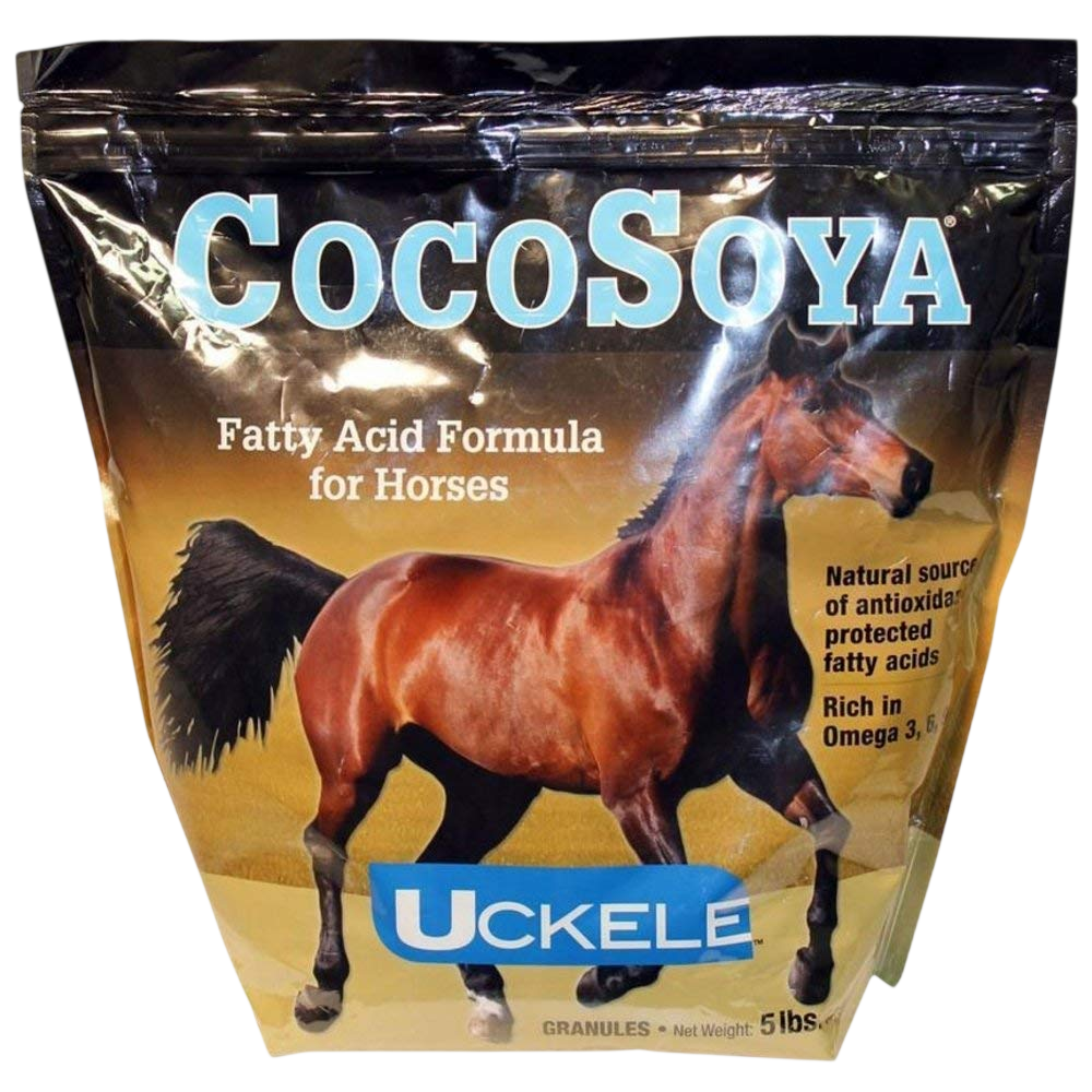 Uckele Cocosoya Granular Horse Supplement Omega Fatty Acid Supplement For Horses Equine Vitamin Mineral Supplement 5Lb