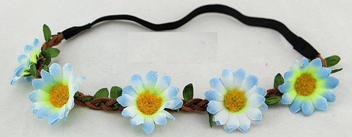 Chrysanthemum and Sunflower Hair Accessories Headband