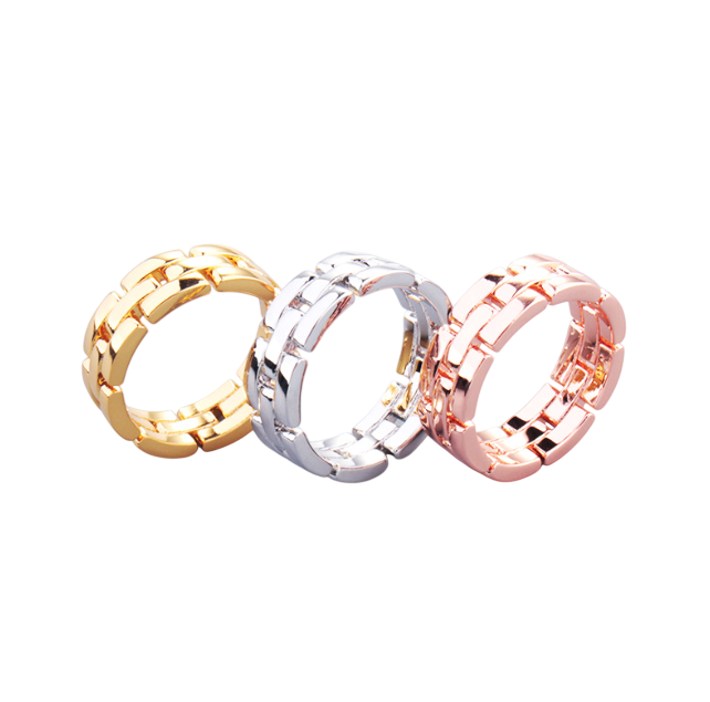 Unisex Stitch Design Couple Rings