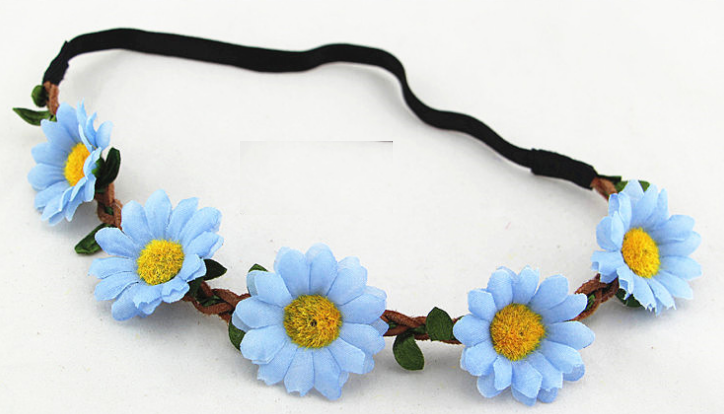 Chrysanthemum and Sunflower Hair Accessories Headband
