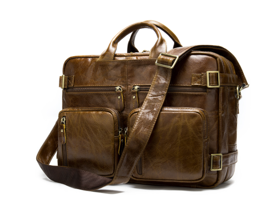Men's Leather Business Tote and Crossbody Bags