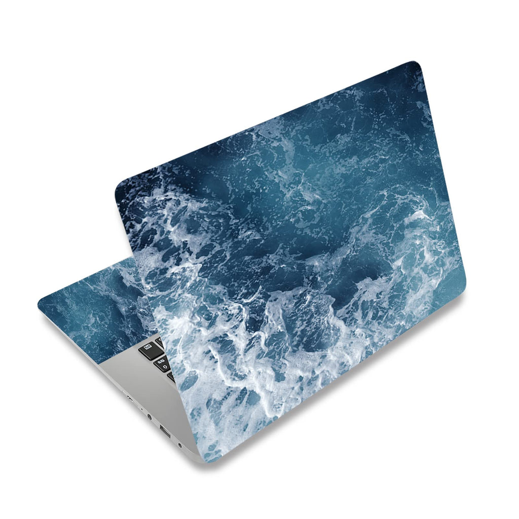 Laptop Skin Sticker Decal12" 13" 13.3" 14" 15" 15.4" 15.6" Laptop Skin Sticker Protector Cover for Toshiba Hp Samsung Dell Apple Acer Leonovo Sony Asus Laptop Notebook (Sea Wave 1)