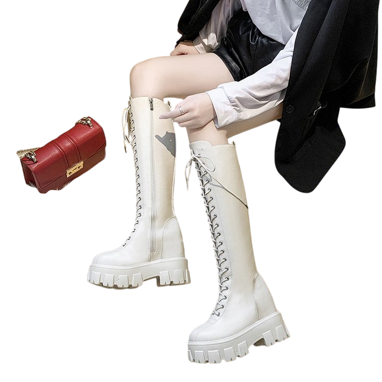 Womens Knee High Riding Boots With Thick Sole 2020