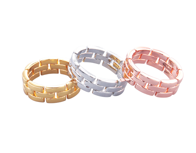 Unisex Stitch Design Couple Rings