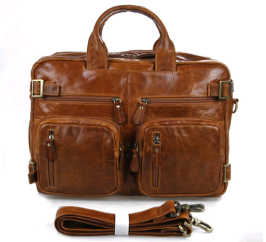 Men's Leather Business Tote and Crossbody Bags