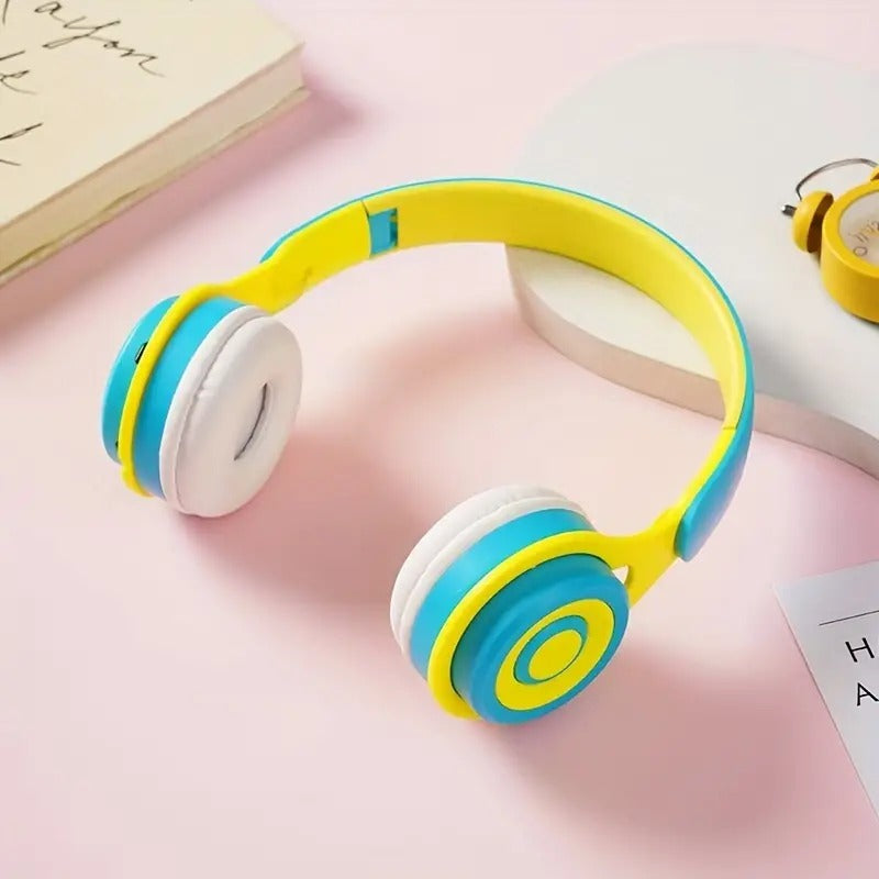 Portable Children's Bluetooth Folding Headset with Radio