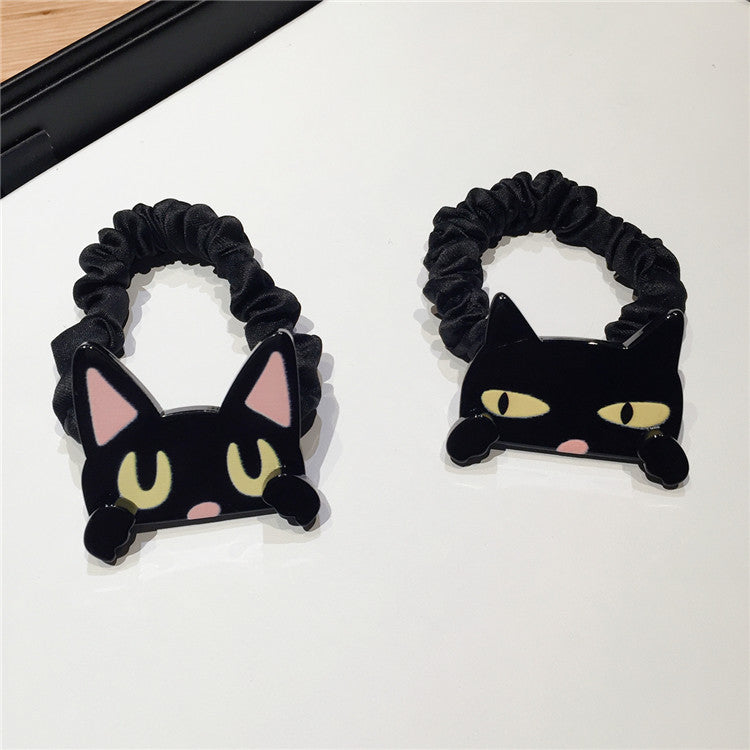 Korean Cartoon Hair Accessories - Cute Cat Hair Ties