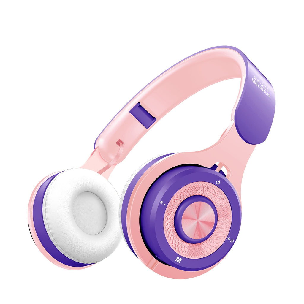 Portable Children's Bluetooth Folding Headset with Radio