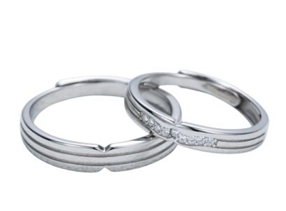 Minimalist and Versatile Couples' Rings Design