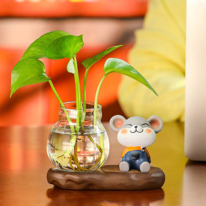 Creative Home Decor Starry Sky Vase for Office Desk