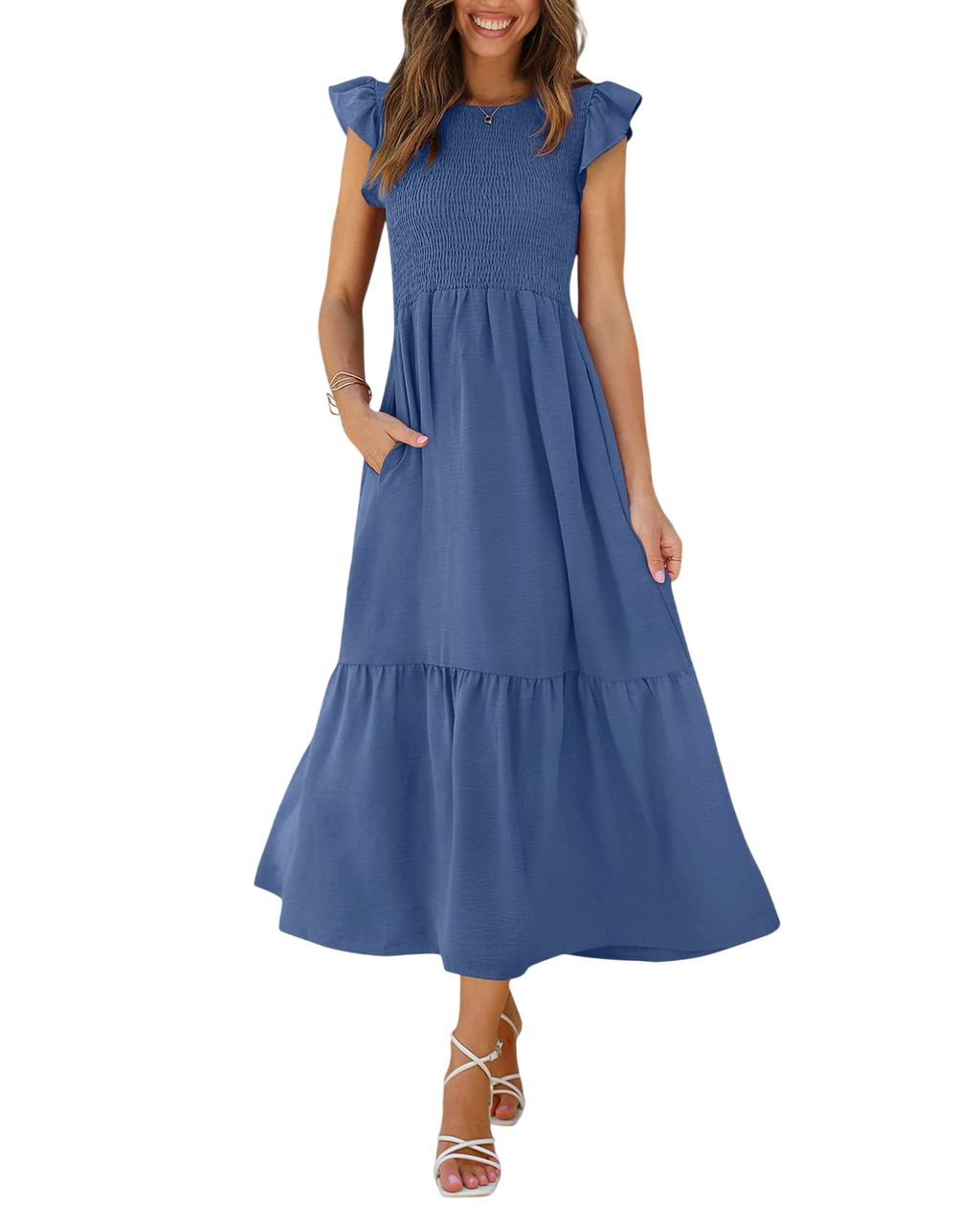 Ofeefan Casual Dresses For Women Flowy Petite Maxi Dresses For Women Petite Length Xs