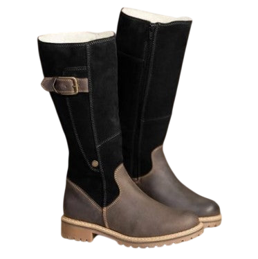 Low Heeled Knee High Riding Boots