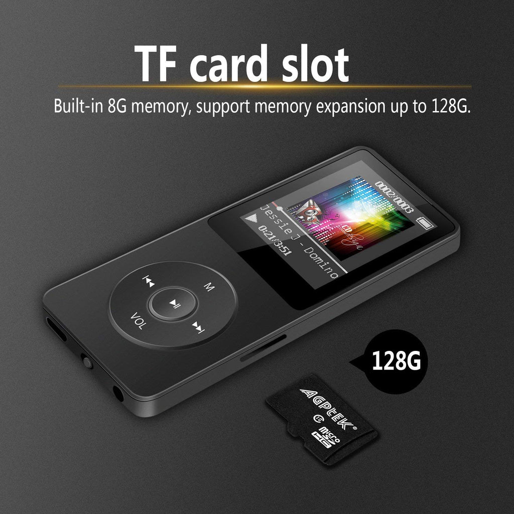 Bluetooth MP3 Music Player with FM Radio and Recorder