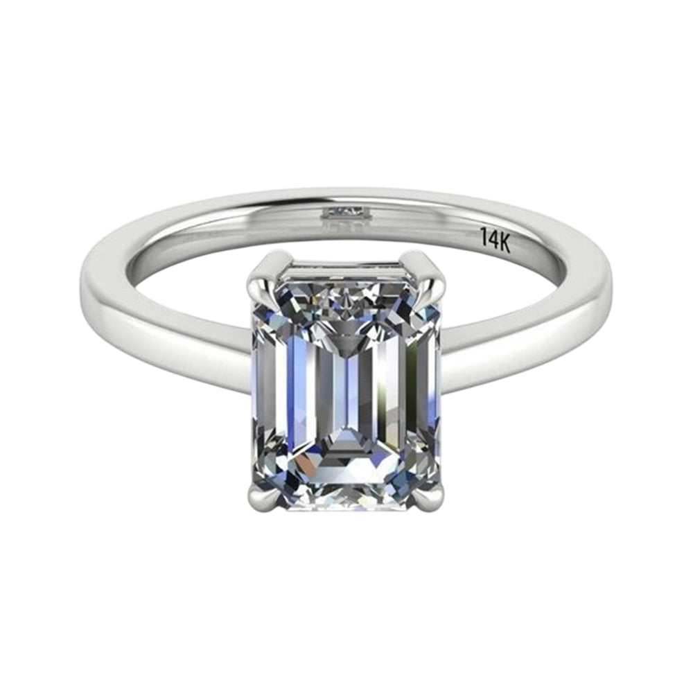 Fashionable Women's Platinum Zirconia Couple Rings