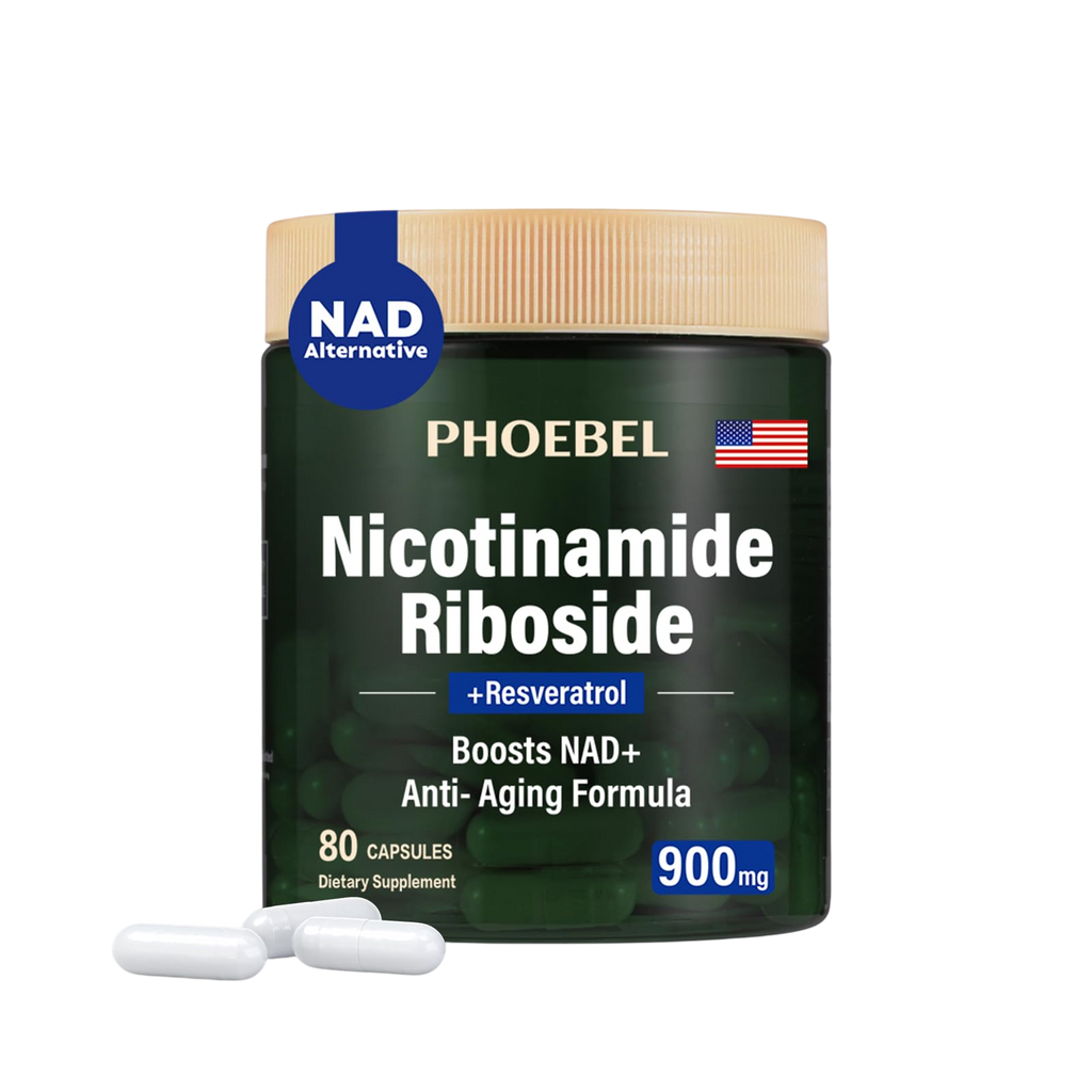 New Supplement Nicotinamide Riboside Resveratrol 900Mg Supplement For Men And Women80 Capsules