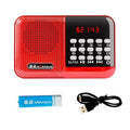 Jinzheng S61 Portable FM Radio with Card Slot Speaker