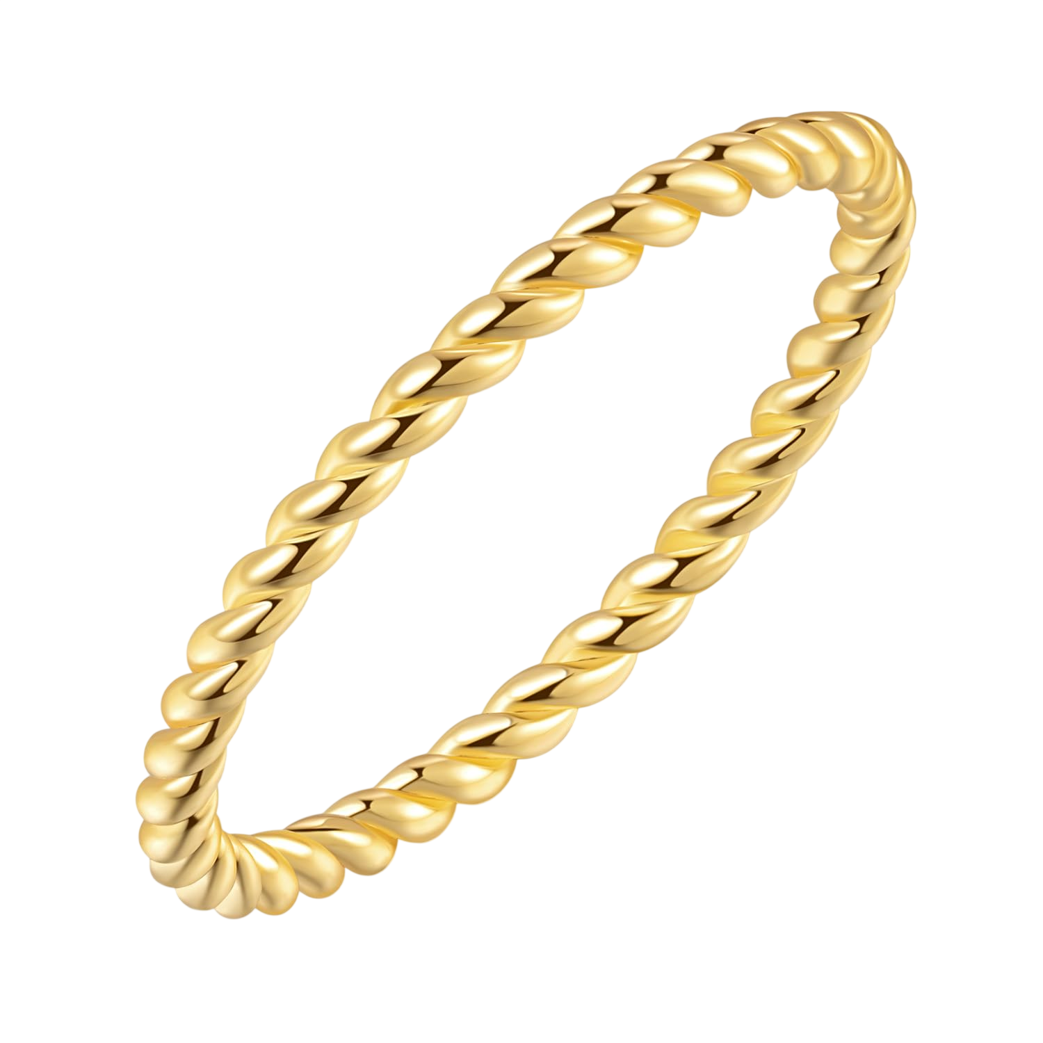 LOUISE VELLA 14K Gold Rings for Women Rings for Women Non Tarnish Rings for Women Gold Beauty In Simplicity Understated Rings Gold 56789 (7)