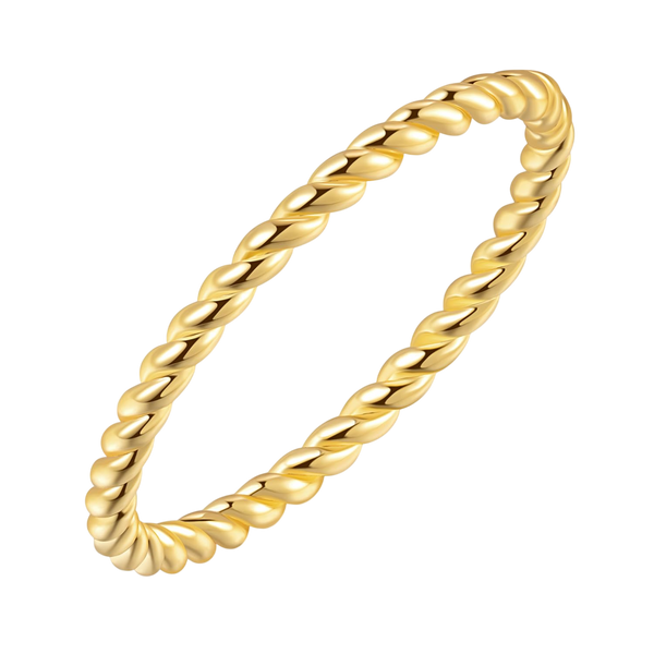 LOUISE VELLA 14K Gold Rings for Women Rings for Women Non Tarnish Rings for Women Gold Beauty In Simplicity Understated Rings Gold 56789 (7)