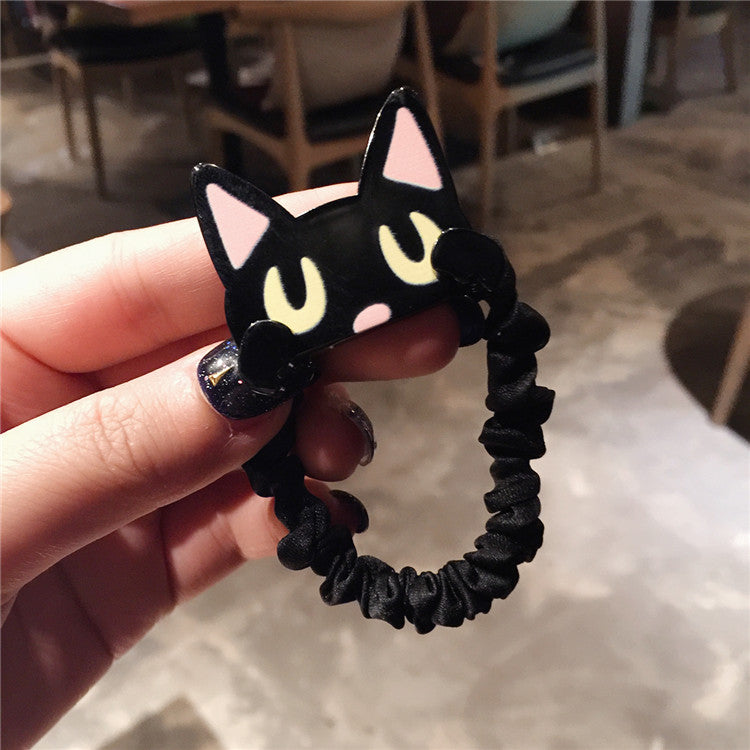 Korean Cartoon Hair Accessories - Cute Cat Hair Ties