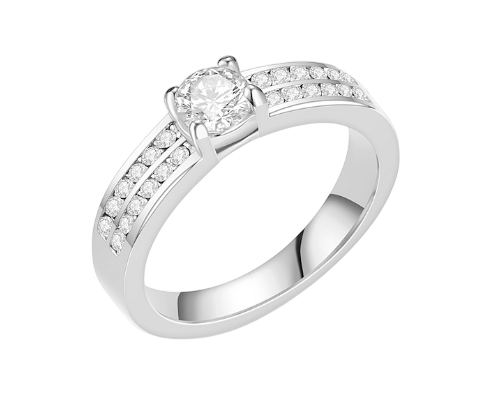 Rings with Diamonds and Zirconia