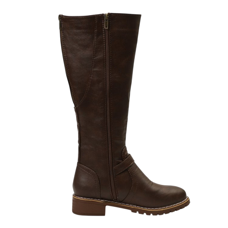 Knee High Leather Riding Boots