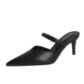 Modatope Heels For Women Black Pumps Close Toe High Heel Pumps Pointed Toe Heeled Mules For Women Size 7