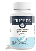 Freeda Glucosamine Msm Vegan Glucosamine With Msm Supplement Bone Joint Health Supplement Vegetarian Glucosamine Without Shellfish Bone Joint Knee Supplement For Mobility 250 Capsules