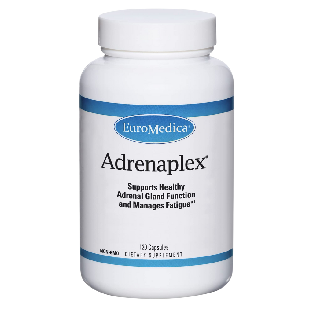 Euromedica Adrenaplex Adrenal Gland Function Supplement Glandular Support Supplement With Vitamins C B6 Dietary Supplement To Support Healthy Adrenal Function 120 Capsules