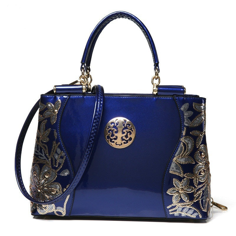 Women's Patent Leather Handbag