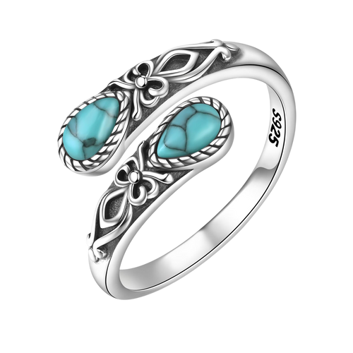 925 Sterling Silver Natural Moonstone Rings For Women Adjustable Sunflower Thumb Ring Vintage Spoon Rings Labradorite Rings Gift For Mom Wife Sister Her Turquoise Victorian