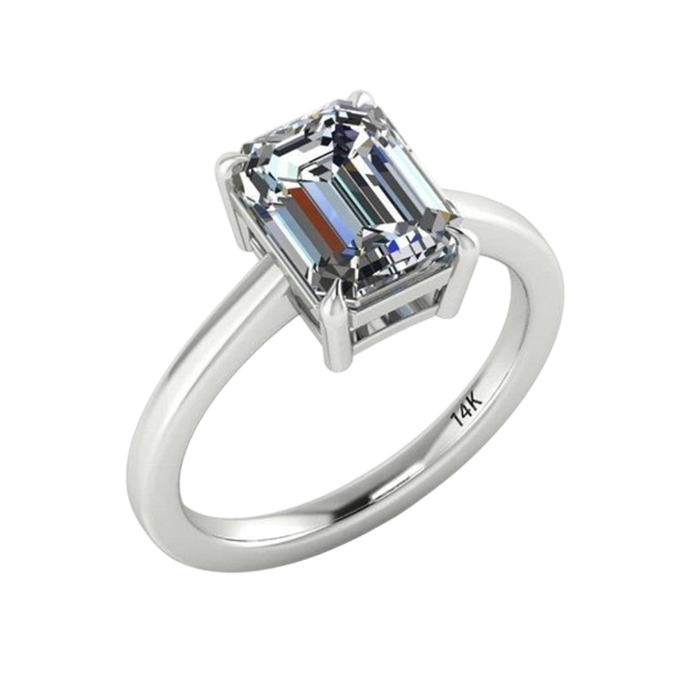 Fashionable Women's Platinum Zirconia Couple Rings