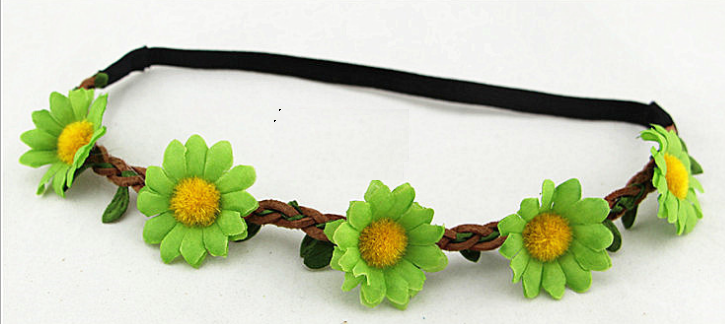 Chrysanthemum and Sunflower Hair Accessories Headband