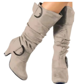 Enchanting Waves High Heeled Riding Boots (One Pair)