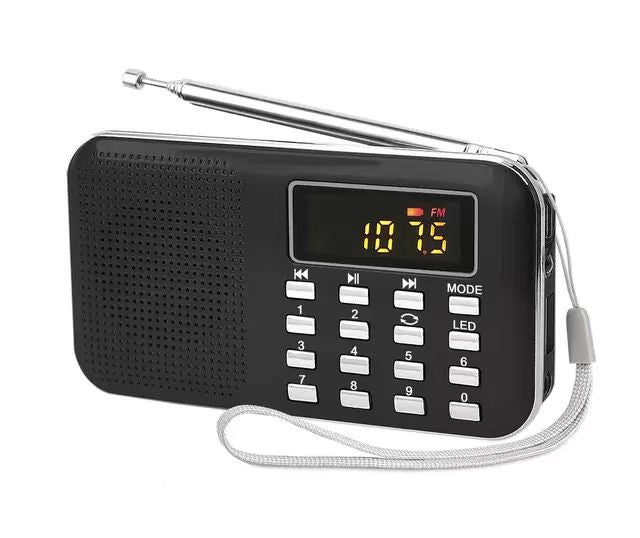 L-218 Mini MP3 Player with FM Radio and Speaker