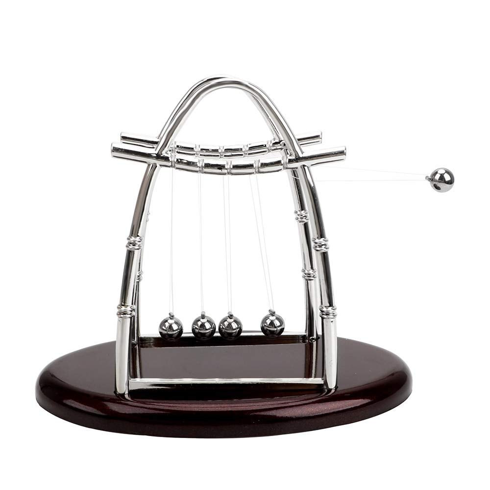 TaoTaoChong NB Newtons Cradle Balance Ball Classic Science Physics Pendulum for Home Office Desk Decorations (Arch Shape)