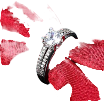 Rings with Diamonds and Zirconia