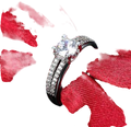 Rings with Diamonds and Zirconia