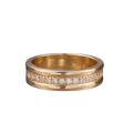 Trendy Electroplated Rhinestone Couple Rings Wholesale