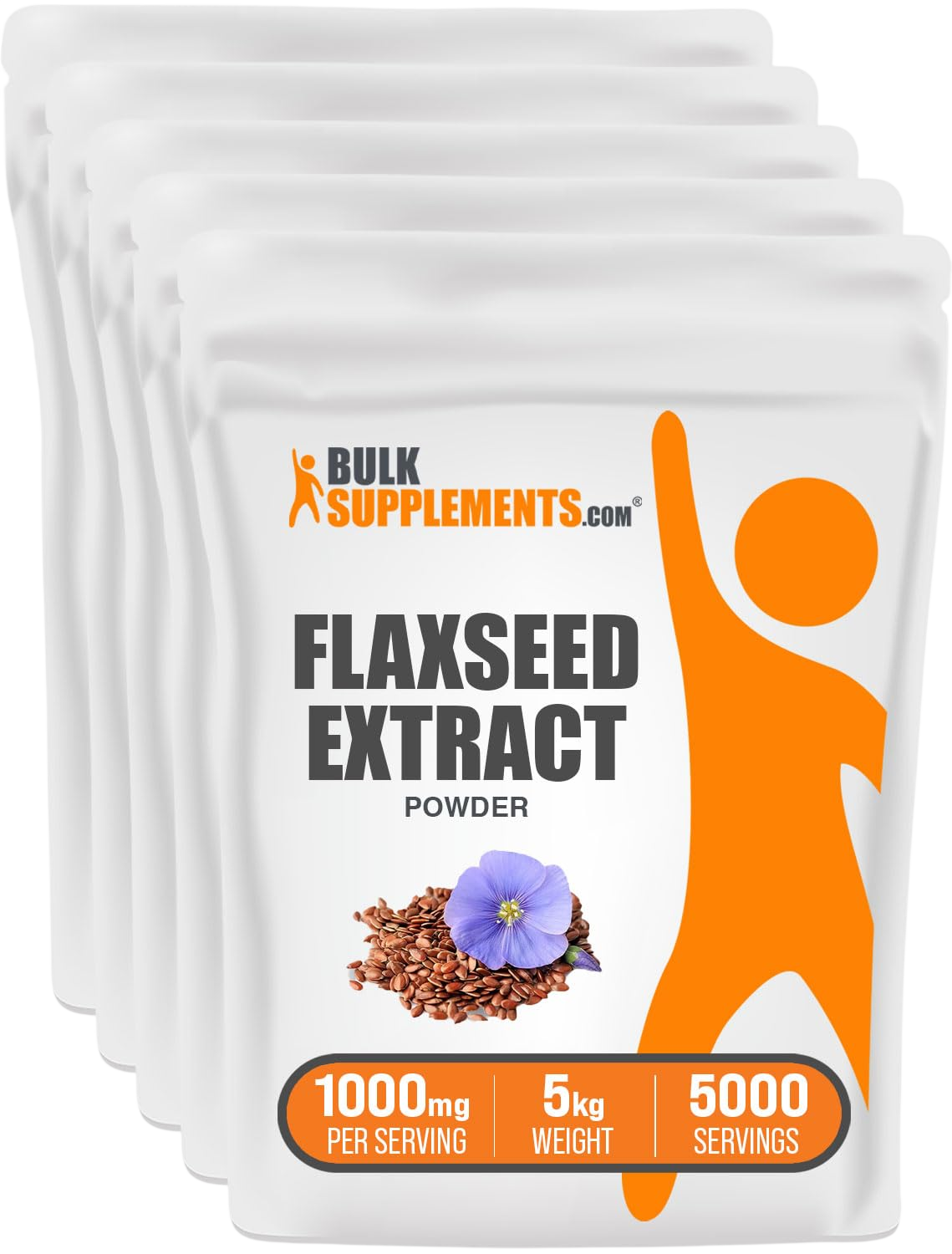 Bulksupplements Com Flaxseed Extract Powder Vegan Omega 3 Supplement Flax Seeds Extract Ground Flaxseed Powder Omega 3 Supplement Flax Seed Supplement 5 Kilograms 11 Lbs