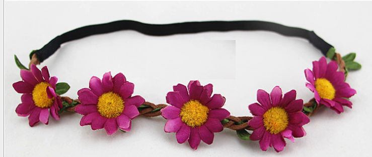 Chrysanthemum and Sunflower Hair Accessories Headband