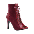 Pivapam Womens Dance Heels Fashion Summer Peep Toe Ankle Boots Lace Up Pumps Party Shoes Ladies Stiletto Sandals Dancing Shoes