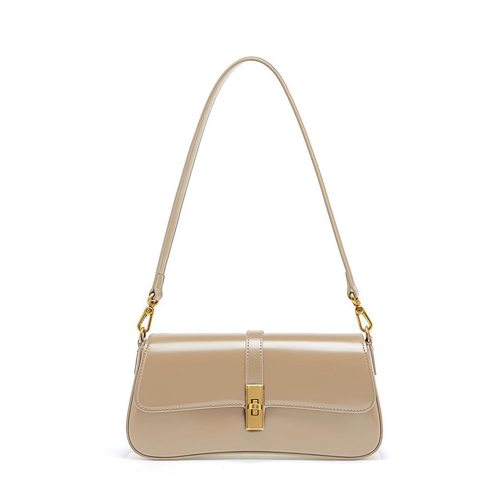 caqilore Genuine Leather Crossbody Bags for Women Shoulder Bag Womens Crossbody Handbags Leather Purses Apricot