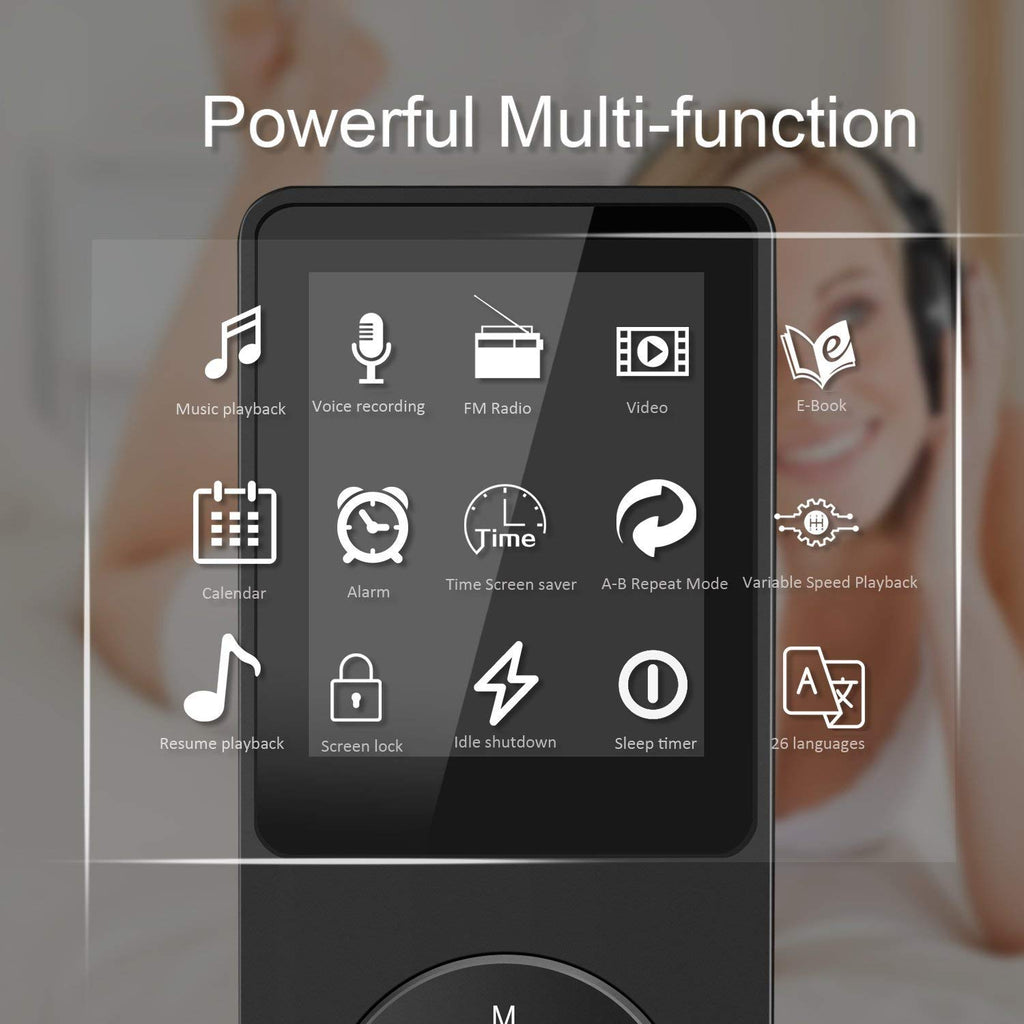 Bluetooth MP3 Music Player with FM Radio and Recorder